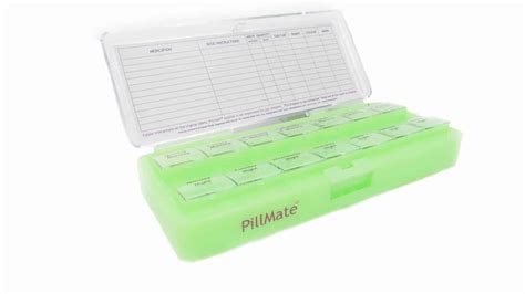 Large Size Twice Daily Pill Box Weekly Organiser Day And Night Doses