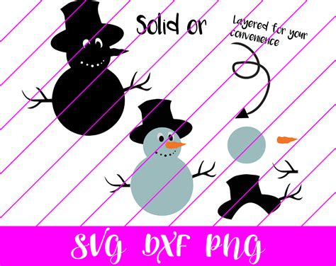 Snowman SVG - Free Snowman SVG Download - Free Christmas SVG - svg art