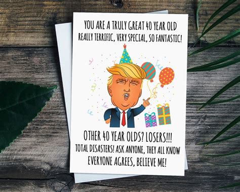 Funny 40th Birthday Card For Men 40th Birthday Ts For Etsy