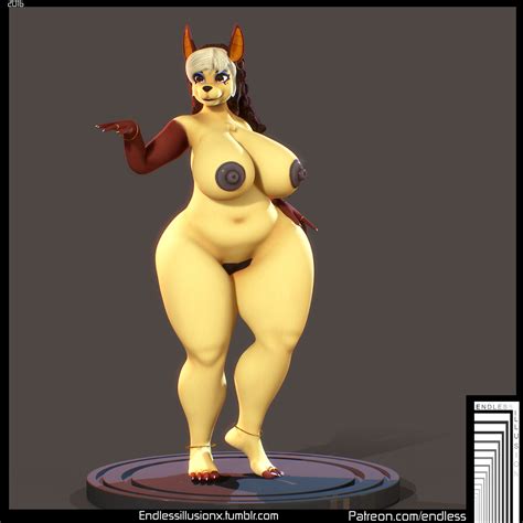 Rule 34 3d Anthro Ass Breasts Dripdry Endlessillusion Female Hi Res