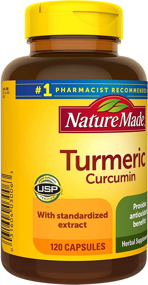 Buy Nature Made Turmeric Curcumin 500 Mg Herbal Supplement For