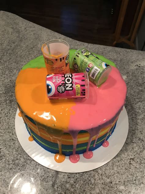 A Cake That Has Some Candy On It
