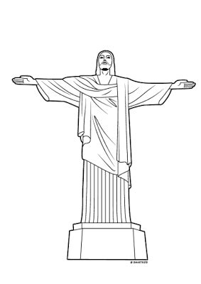 Desenhos Para Desenhar Cristo Redentor Desenho Cristo Redentor Cristo Redentor Brasil