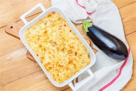 Baked Eggplant Casserole With Cheese Recipe