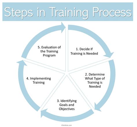 Training Definition Steps In Training Process