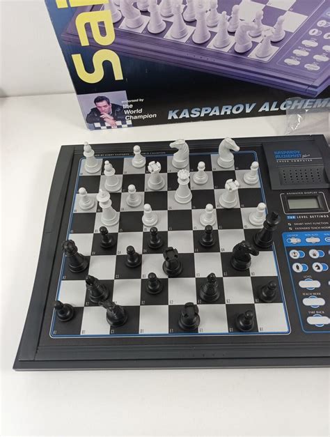 Vintage Saitek Kasparov Alchemist Plus Electronic Computer Chess Set Ebay