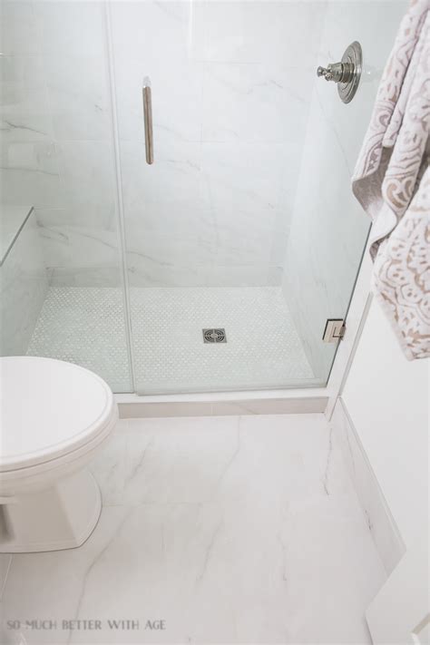 Bathroom large size ceramic tile 2021. Small Bathroom Renovation and 13 Tips to Make it Feel ...