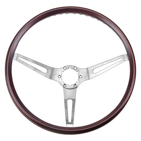 Grant® 3 Spoke Brushed Stainless Steel Design Steering Wheel