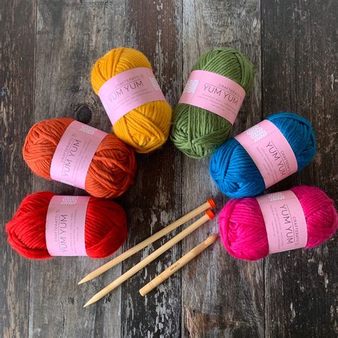 Rainbow Bundle Of Merino Super Chunky Wool By Crafteratti