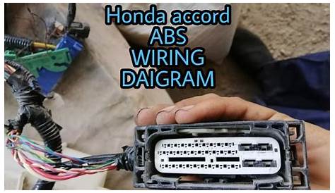 Honda accord 2016 abs wiring diagram - YouTube