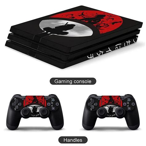 Uchiha Itachi Ps4 Controller And Console Skin Sticker Protective Cover