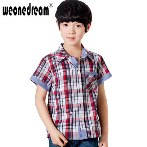 Weonedream 2017 New Top Summer Boy Shirt Children Boys Shirts Short