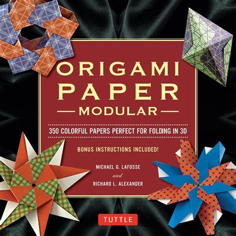 Modular Origami Paper Pack Tuttle Origami Paper 350 Colorful Papers
