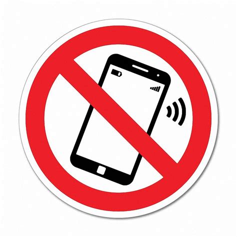 No Mobile Phone Sign Business Sticker Decal Safety Sign