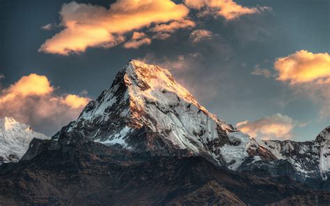 Annapurna Nature Landscape 1080p Mountains Himalayas Hd Wallpaper
