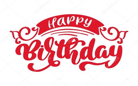 If you are looking for that some special way from this time onwards give preference for free happy birthday text art text art to stand out from the crowd. Happy Birthday Hand drawn text phrase. Calligraphy ...