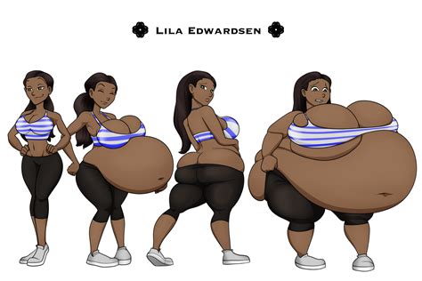 Lila Edwardsen by RiddleAugust | Body Inflation | Know Your Meme