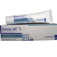 Benzoyl peroxide gel, 5% aqueous base acne gel contains: Benzac AC Benzoyl Peroxide (5%) Gel Reviews - Topical ...