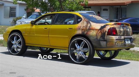 Ace 1 Chevy Impala On 28s With Sparta Theme