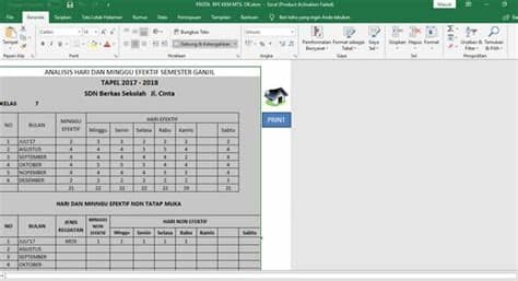 Format program tahunan (prota), program semester (promes), tematik sd kurikulum 2013 revisi terbaru. Aplikasi Pembuat Prota Promes KKM Format Excel - Berkas ...