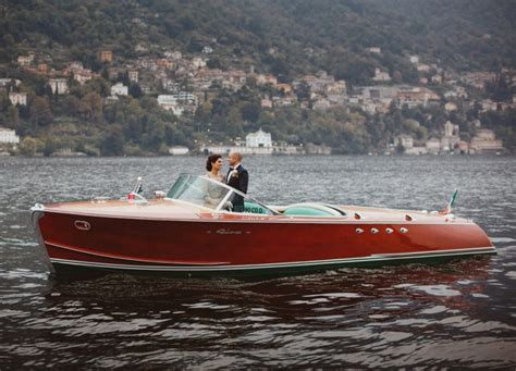 Italian Riva Speed Boat On Lake Como Used By Wedding Planner My Lake