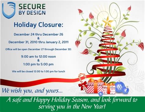 Secure By Design Blog Archive Christmas And New Years