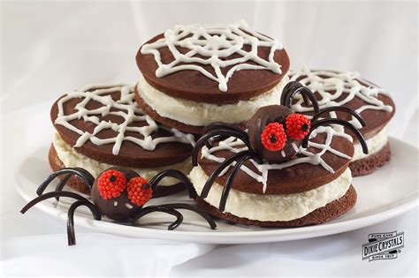 Chocolate Spider Web Whoopie Pies Dixie Crystals Recipe Whoopie