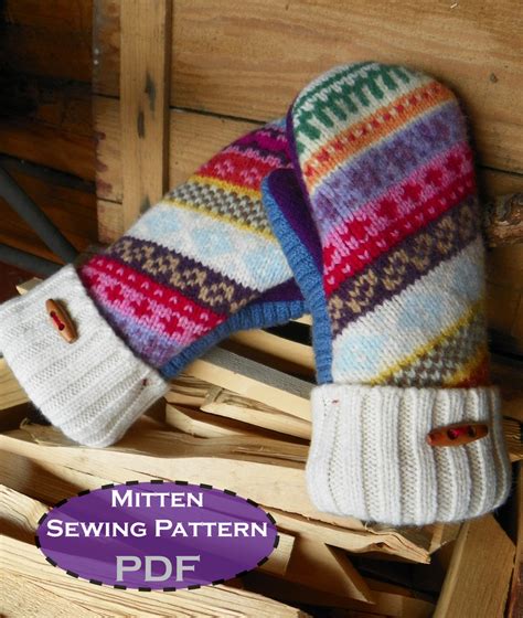 Now You Can Make One Of A Kind Felted Wool Earth Friendly Mittensgo