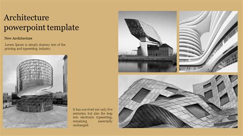 Get Now Architecture Powerpoint Template With One Noded