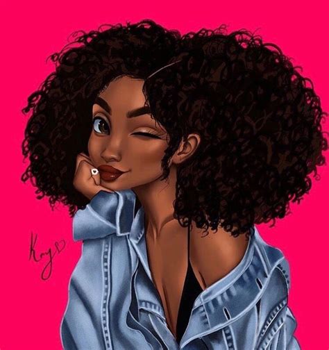 People can be born with naturally curly hair, or can perm it to create artificial curls. Curly Hair Cartoon Black Girl Drawing ~ Easy Drawing
