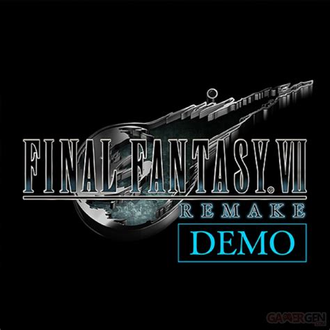 Image Final Fantasy Vii Remakedémo Logo Gamergencom