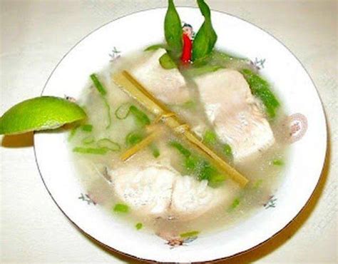 Khmer Lemony Fish Soup Cambodia Recipe