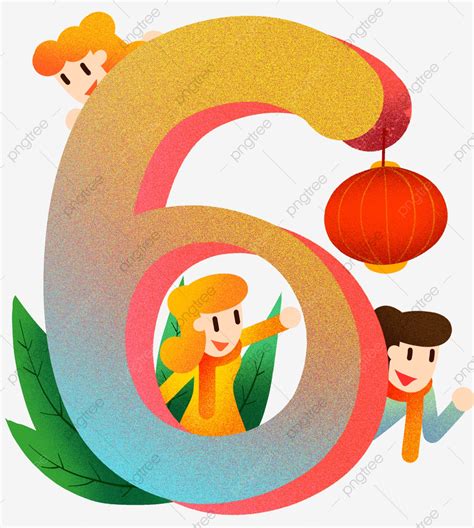 Vector Number Teddy 6 Vector Number Cartoon Png And Vector With