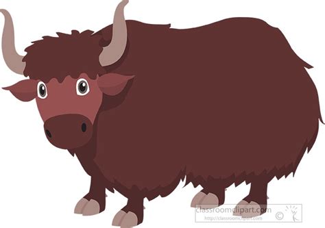 Yak Clipart Clipart - yak-asian-herd-animal-clipart-725 - Classroom Clipart