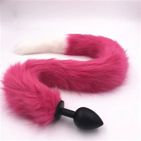 Anal Plug Tail Metal Butt Plug Plush Soft Tail Anal Exaggerated Cosplay