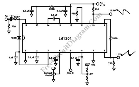 Rf And Video Electronic Circuit Diagram