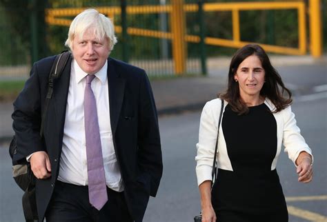 In the first picture released of the newlyweds on sunday, johnson was seen in a suit and bright blue tie with a white rose on his lapel, with his wife, who wore a white embroidered dress and. Who is Boris Johnsons wife Marina Wheeler? - Hell Of A Read