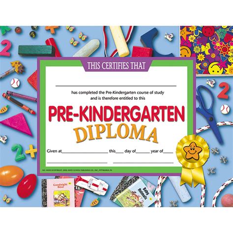 Pre Kindergarten Diplomas Kindergarten