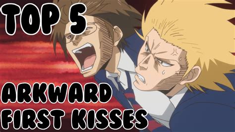 Top 5 Awkward First Kisses In Anime Deutschgerman Youtube