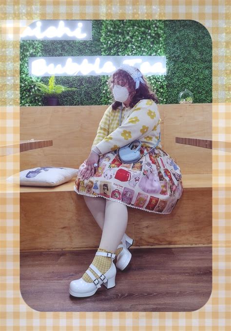 Casual Coord For Boba And Book Shopping Rlolita