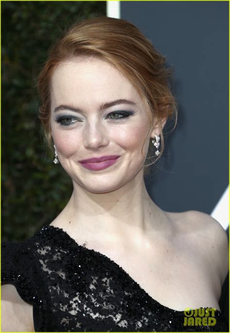Emma Stones Golden Globes Makeup Had Important Meaning Photo 4010473
