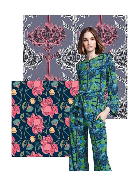 Springsummer 2021 Print Trend Exuberant Blooms Patternbank Print