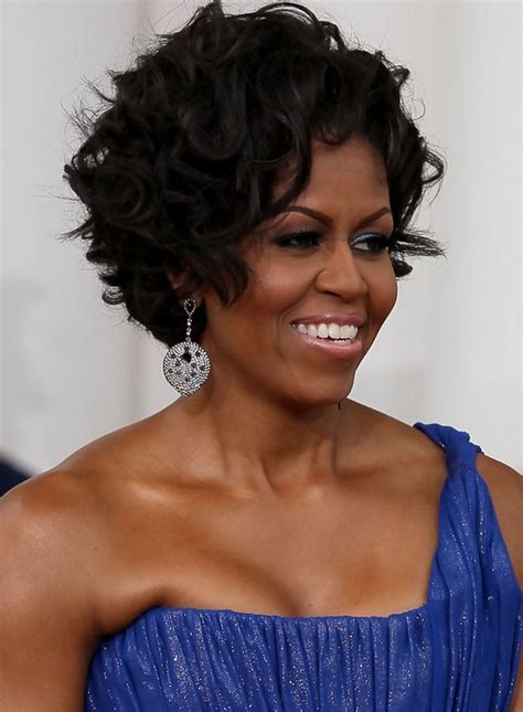 Michelle Obama Hairstyles Styles Weekly
