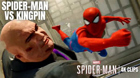 Spider Man Vs The Kingpin Boss Fight Marvels Spider Man Gameplay