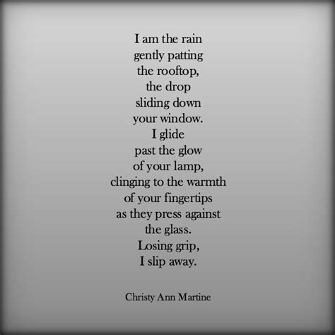 Rain By Christy Ann Martine ~ Poetry ~ Imagery ~ Poems ~ Rain