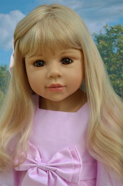 Masterpiece Dolls Amber Blonde By Monika Levenig 39 Full Vinyl Doll