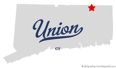 Map Of Union Ct Connecticut