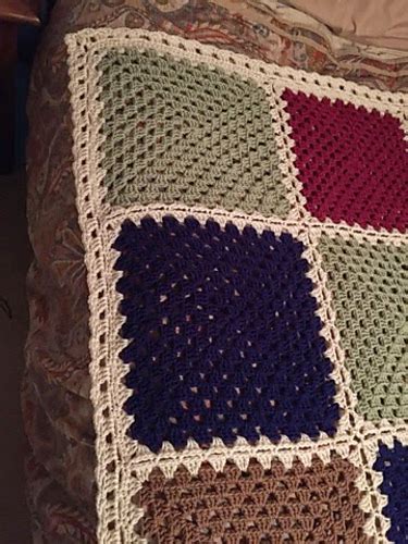 Ravelry Giant Granny Square Blanket Pattern By Amanda Bonin