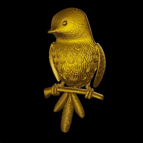 Sculpted Bird For 3d Printing 3d Model 3d Printable Cgtrader