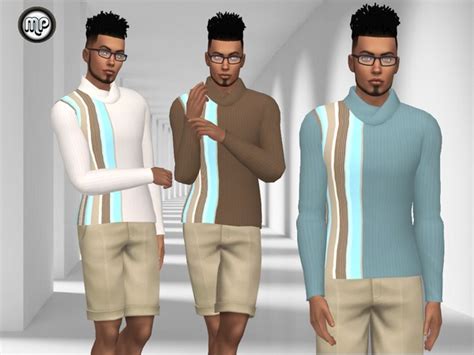 The Sims Resource Mp Simple Male Sweatshirt N1 By Martyp • Sims 4